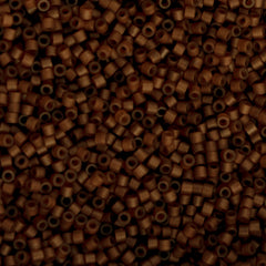 Cylin Beads by John Bead – Opaque Dark Brown Matte – 25g Bag