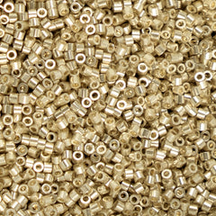 Cylin Beads by John Bead – Opaque Metaluxe Silver – 25g Bag