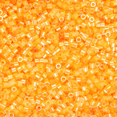 Cylin Beads by John Bead – Opaque Neon Light Orange – 25g Bag
