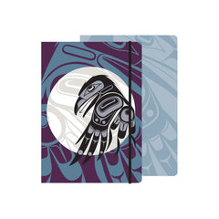 Raven Moon Journal – Indigenous Art Hardcover by Allan Weir Haida (192 Pages)