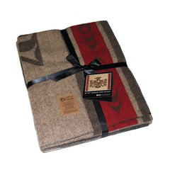 Strength Of Our Ancestors – Wool Blanket by Terry Horne (Coast Salish Artist)