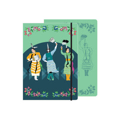 Hard Cover Journal - Jingle Dress Dancers by Storm Angeconeb