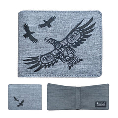 Soaring Eagle – Crosshatch Wallet by Corey Bulpitt