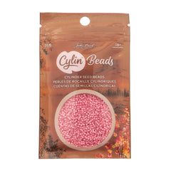 Cylin Beads by John Bead – Opaque Pink Ceylon – 25g Bag