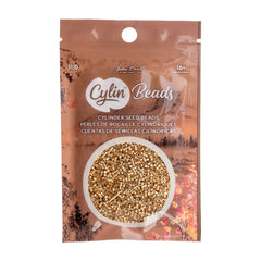 Cylin Beads by John Bead – Golden Alloy Glow – 25g Bag