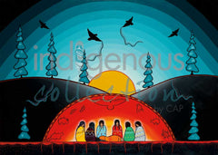 Heal Our Sisters – Matted Art Card by Shianne Gould (Mi’kmaq Artist)