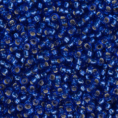 15/0 Miyuki Seed Bead Smokey Amethyst Silver Lined #0020