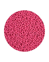 11/0 Preciosa Permalux Seed Beads Chalk Fuchsia Dyed Matte