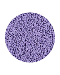 11/0 Preciosa Permalux Seed Beads Chalk Lavender Dyed Matte #43175