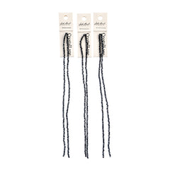 Crystal Lane Rondelle 2 Strand 7in (apx246pcs) 1.5x2.5mm Opaque Gunmetal Luster