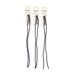 Crystal Lane Rondelle 2 Strand 7in (apx246pcs) 1.5x2.5mm Opaque Purple Iris