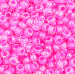 11/0 Preciosa Seed Beads C/L Rose #34993
