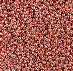 11/0 Preciosa Seed Beads Metallic Pink Solgel #40002