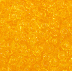 11/0 Preciosa Seed Beads Transparent Yellow #34940