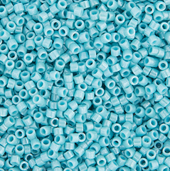 Delica 11/0 RD #0217 Light Aqua Glazed Luster 5.2g Vial