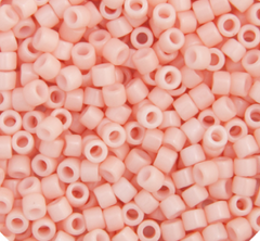 Delica 11/0 RD #0206 Salmon Pink Opaque Glazed Luster 5.2g Vial