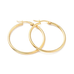 Stainless Steel Hoop Earring, Sold in Pairs, See dropdown for sizes