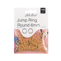 Findings - Jump Ring Round 6mm Gold 142pcs