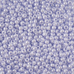 10/0 Preciosa Seed Beads Opaque Natural Lilac Luster