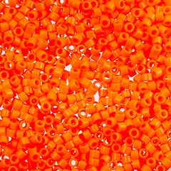 Delica 11/0 RD #0722 Orange Opaque 5.2g Vial