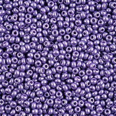 8/0 Preciosa Permalux Seed Beads Dyed Lavender, 23g Vial