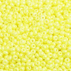 10/0 Preciosa Seed Beads Shiny Yellow