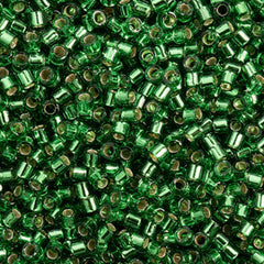 Delica 10/0 RD #0046 Light Green Silver Lined 5.2g Vial