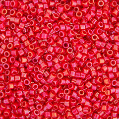 Delica 11/0 RD #0214 Red AB 5.2g Vial