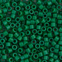 Delica 11/0 RD #0656 Green Jade Opaque Dyed 5.2g Vial
