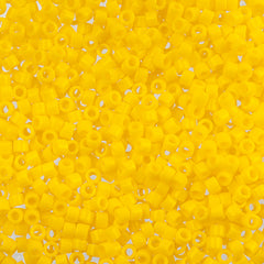 Delica 11/0 RD #1132 Yellow Canary Opaque 5.2g Vial