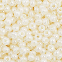 11/0 Preciosa Seed Beads Opaque Ceylon Pearl Dyed #35004