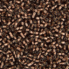 Delica 11/0 RD #0150 Brown Silver Lined 5.2g Vial