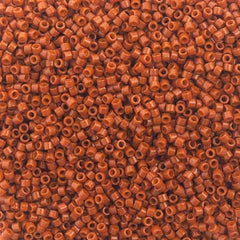 Delica 11/0 RD #2352 Duracoat Dyed Burnt Orange 5.2g Vial