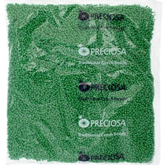 11/0 Preciosa Seed Beads – Opaque Medium Green (250g Wholesale Bag)