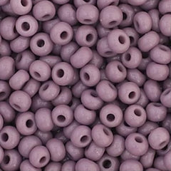 11/0 Preciosa Seed Beads Opaque Mauve #34924