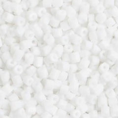 10/0 2-Cut Preciosa Beads Opaque Chalk White