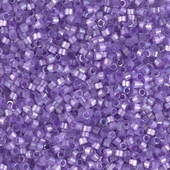 Delica 11/0 RD #1868 Lilac AB Silk Inside Dyed 5.2g Vial