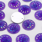 25mm Bear Round – Resin Sew-On (Sold in Pairs)