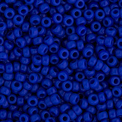 15/0 Miyuki Seed Beads Cobalt Blue Opaque #0414
