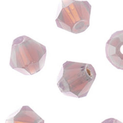 Crystal Lane Bicone 2 Strand 7in (apx96pcs) 4mm Opaque Dark Purple