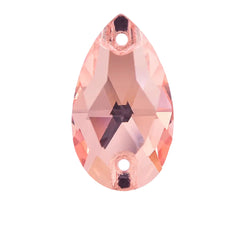 17×28mm Light Peach Teardrop AAAAA Glass Crystal – Sew-On Gems