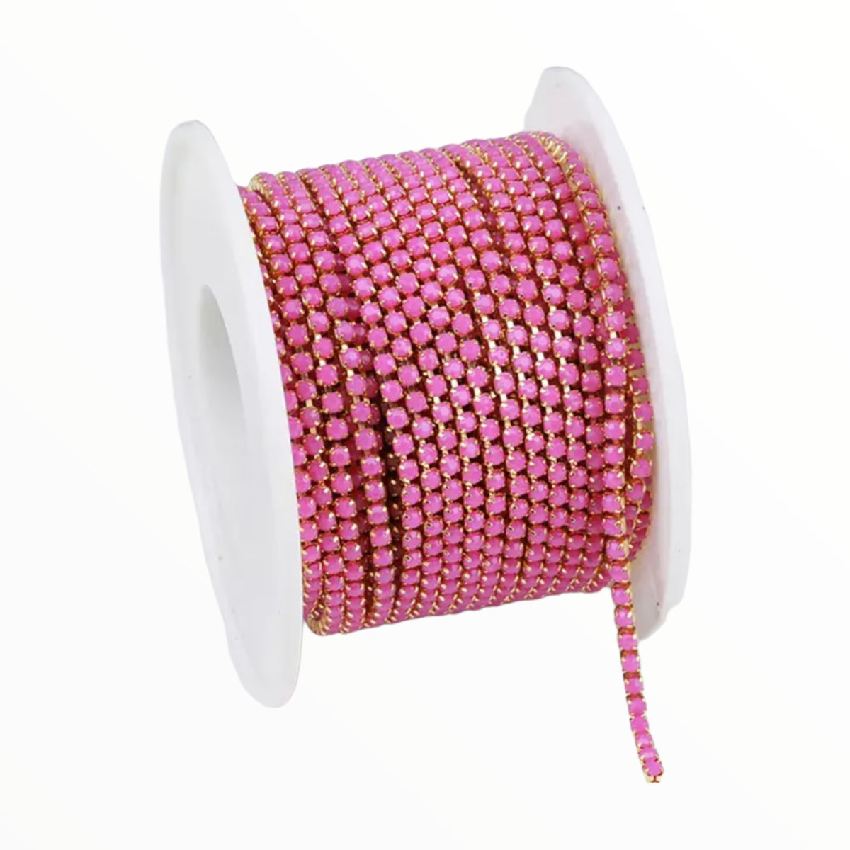 1 Yard SS6 Purple Gold Metal Chain Banding