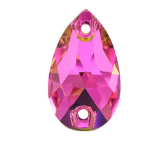 17×28mm Rose Teardrop AAAAA Glass Crystal – Sew-On Gems