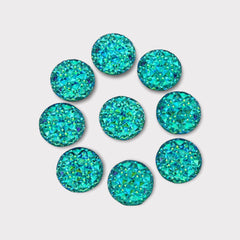 12mm AB Resin Round Spikes – Sold in Pairs (Multiple Colours Available)