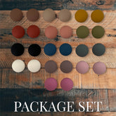 18mm Mixed Matte, Round Dome, Glue On Resin Gems, Sold in Pairs or Package, See Dropdown