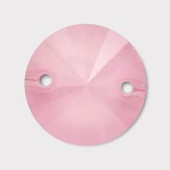 14mm Smokey Glass Rivoli – Sew-On, 2-Hole (Sold in Pairs)