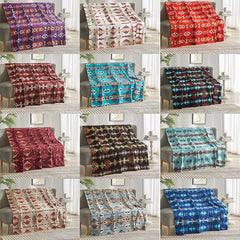 Solstice Pattern Polar Fleece Throw Blanket, Multiple Colours