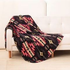 Micro Plush (Polar Fleece) Throw Blanket – (Assorted Colours)