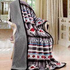 Sherpa Lined Silk Touch Throw – 50x60