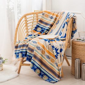 Silk Touch One Ply Throw Blanket – Sedona Sky Design 50″ × 60″ (Throw Size)